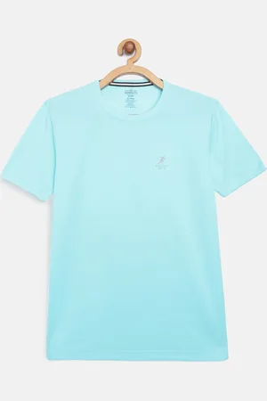 Armisto Boys Blue Solid Dri-FIT Cycling T-shirt