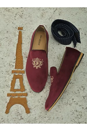 San Frissco Men Burgundy Loafers