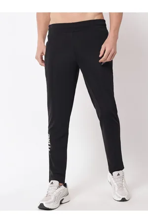 FITINC Men Slim Fit Solid Dry Fit Track Pant