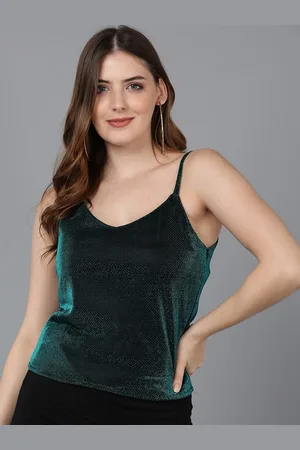 DressBerry Green Solid Top