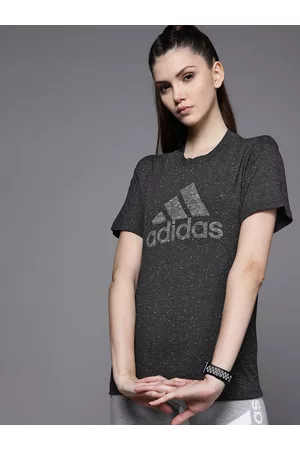 adidas Women Charcoal Future Icons Winners 3 T-shirt