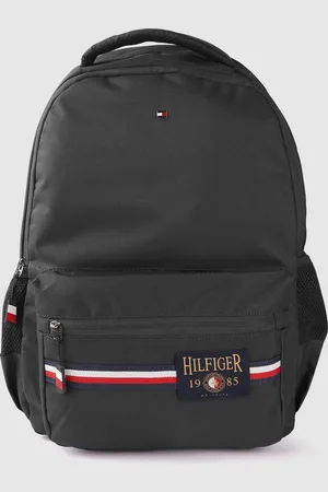 Tommy Hilfiger Unisex Black Solid Backpack