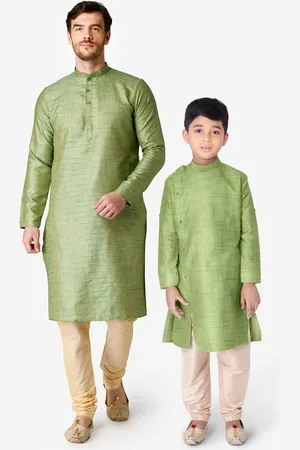 TABARD Boys Green Kurta