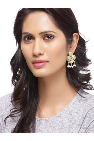 Silvermerc Designs 22-Karat Gold-Plated & Blue Sterling Silver Classic Drop Earrings