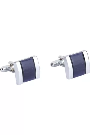 Alvaro Castagnino Blue & Silver-Toned Cufflinks