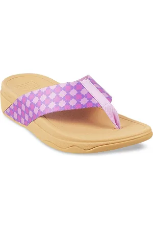 FitFlop Purple Printed Wedge Sandals