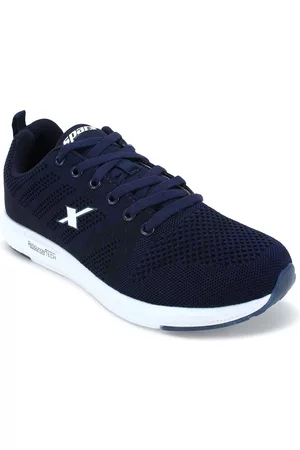Sparx Men Navy Blue & White Running Shoes