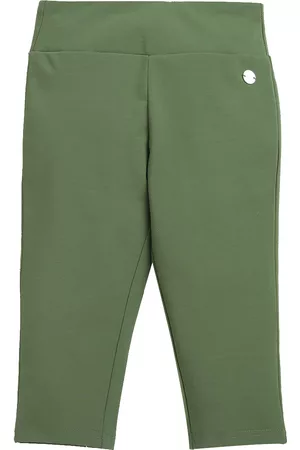 Tiny Girl Girls Olive Green Slim Fit Capris