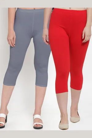 Jinfo Women Set of 2 Slim Fit Capris