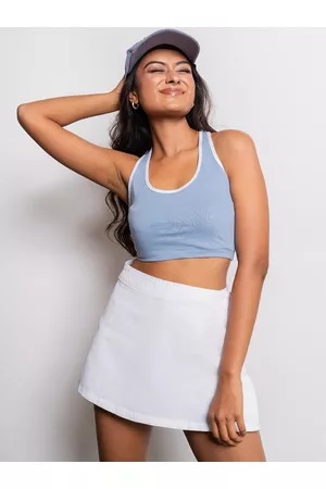 FREAKINS Women White Solid Mini Skort