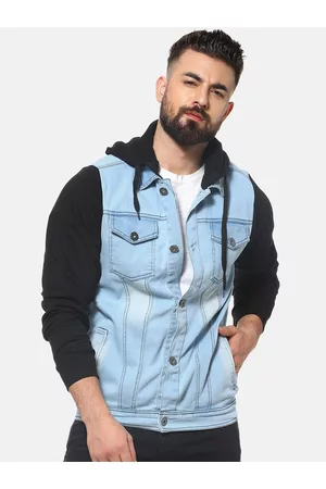 Buy Enjoybuy Mens Sleeveless Ripped Denim Jacket Retro Motorcycle Jeans Vest  Raw Cuff Lapel Collar Jacket at Amazon.in