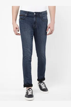 Wrangler Men Blue Slim Fit Light Fade Stretchable Jeans
