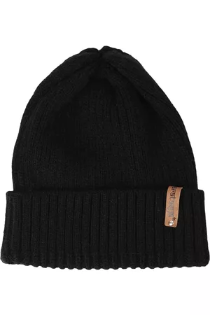 Bharatasya Men Black Beanie