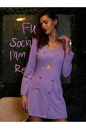ATHENA Women Solid Sweetheart Neck Sheath Mini Dress
