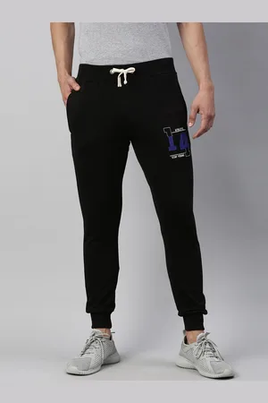 Joven Men Black Solid Slim-Fit Joggers