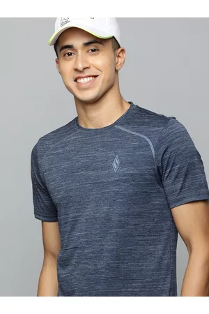 Skechers Men Blue & Grey T-shirt