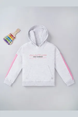 Ed-a-Mamma Girls Printed Hooded Sweatshirt