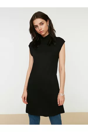 Trendyol Women Black Solid Tunic