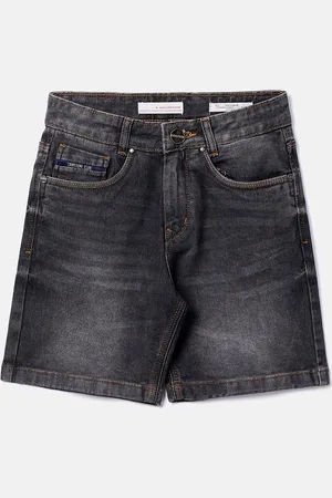 Crimsoune Club Boys Grey Denim Shorts