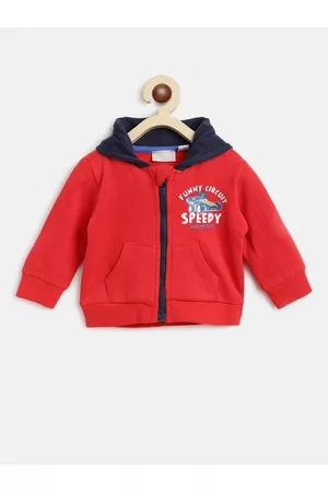 chicco Boys Red Hooded Sweatshirt