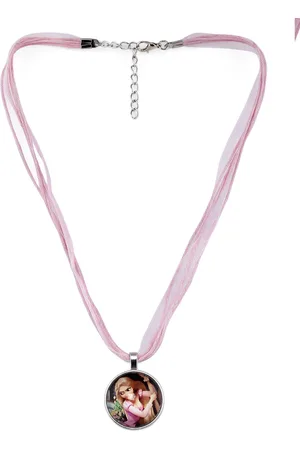 EL REGALO Kids Girls Pink White Rapunzel Necklace