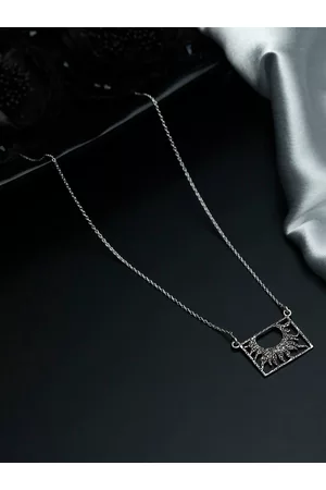 Priyaasi 925 Sterling Silver Radiant Sunrise Necklace