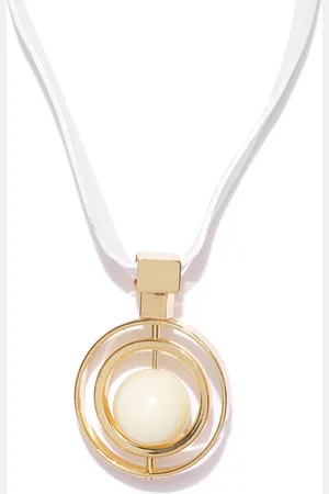 karatcart White Gold-Plated Necklace