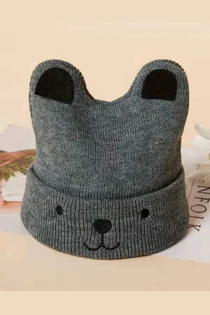 EL REGALO Unisex Kids Pack of 2 Beanie Caps
