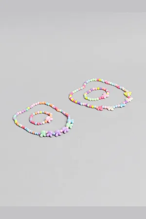 EL REGALO Girls Pack Of 2 Beads Jewellery Set