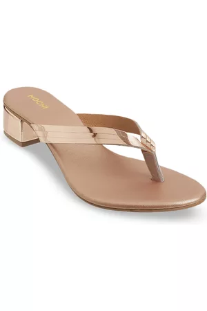 All Things Mochi Women Rose Gold Solid Sandals