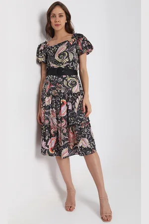 VERO MODA Multicoloured Ethnic Motifs Dress