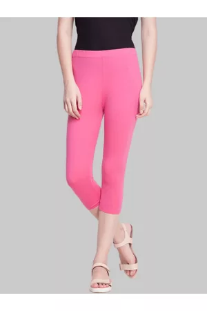 Dollar Missy Women Pink Skinny Fit Cotton Capris