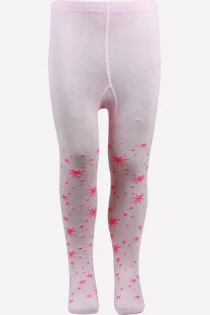 Bonjour Girls Grey Barbie Printed Stockings