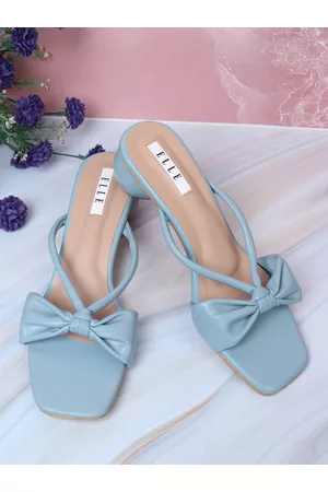 Elle Blue Block Sandals