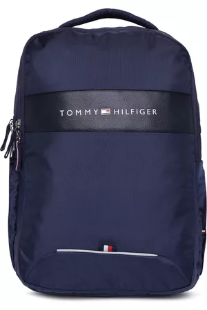 Tommy Hilfiger Unisex Navy Blue Brand Logo Backpack