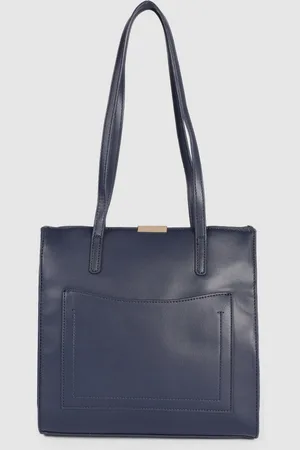 Caprese Women Navy Blue Structured Shoulder Bag
