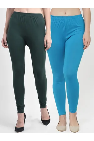 Jinfo Women Pack Of 2 Solid Ankle-Length Leggings