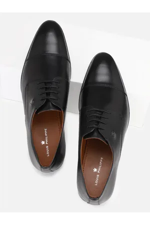 Louis Philippe Solid Brown Formal Shoes