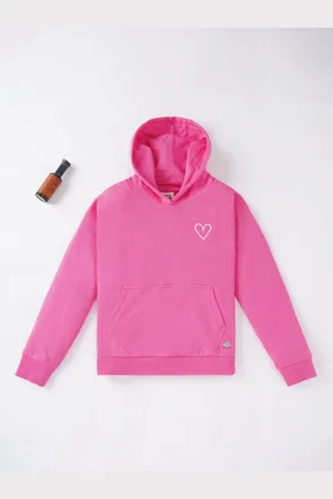 Ed-a-Mamma Girls Pink Hooded Sweatshirt