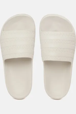 adidas Women Beige Textured Adilette Soft Sliders