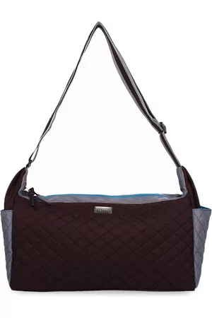 Anekaant Women Brown Self-Design Duffle Bag