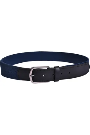 BELWABA Men Navy Blue Belts