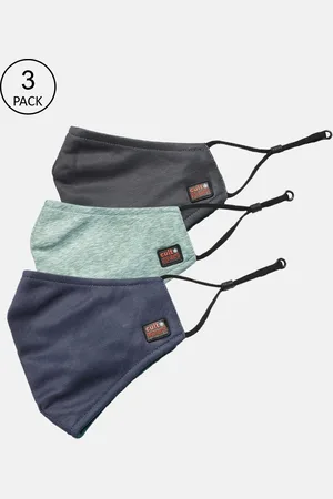 Cult Pack Of 3 Solid 7-Ply Cloth Masks
