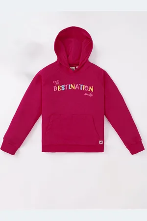 Ed-a-Mamma Girls Printed Hooded Sweatshirt