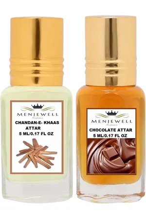 Menjewell Chandan-E-Khaas & Chocolate Attar Combo 10ml