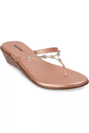 Metro Pink Wedge Sandals