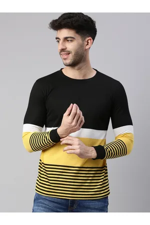 Maniac Men Striped Slim Fit T-shirt