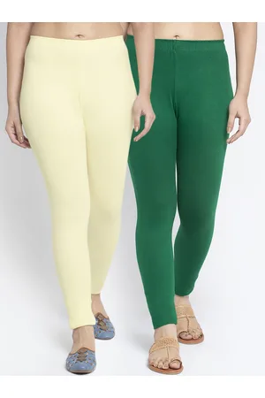 Jinfo Women Pack Of 2 Solid Ankle Length Leggings