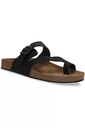 Bata Men Black Sandals