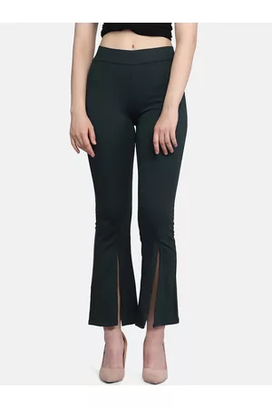 Buy Seven7 Women's Ponte Slim Bootcut Pant, Black, 8 at Amazon.in